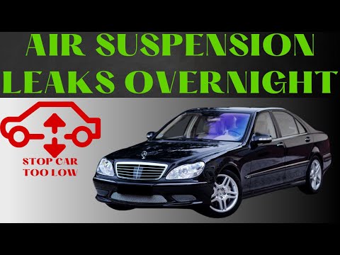 AIR SUSPENSION IS LOSING AIR OVERNIGHT (HOW TO DIAGNOSE) W220 S-CLASS | Mobile Technician