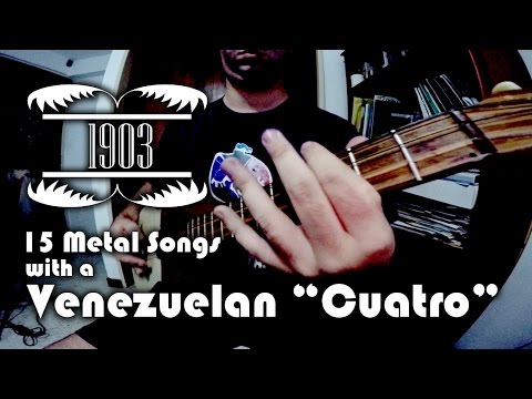 15 Metal Songs in 3 Minutes! (Played with a Venezuelan Cuatro)