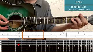 Mad World - Gary Jules - Guitar Lesson