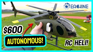 $600 AUTONOMOUS Military RC Helicopter! - Eachine E220s MD500 💥