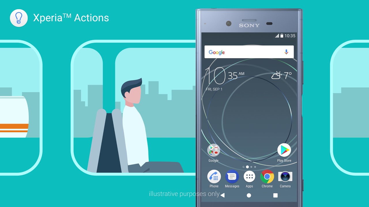 Sony Xperia XZ1 Compact 4/32Gb Silver (G8441) video preview