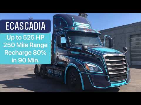 Freightliner eCascadia Electric Truck Walkaround
