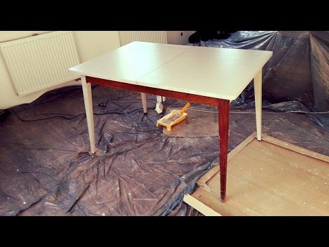 #1 Urządzamy stary dom - jak pomalować stół farbą kredową?