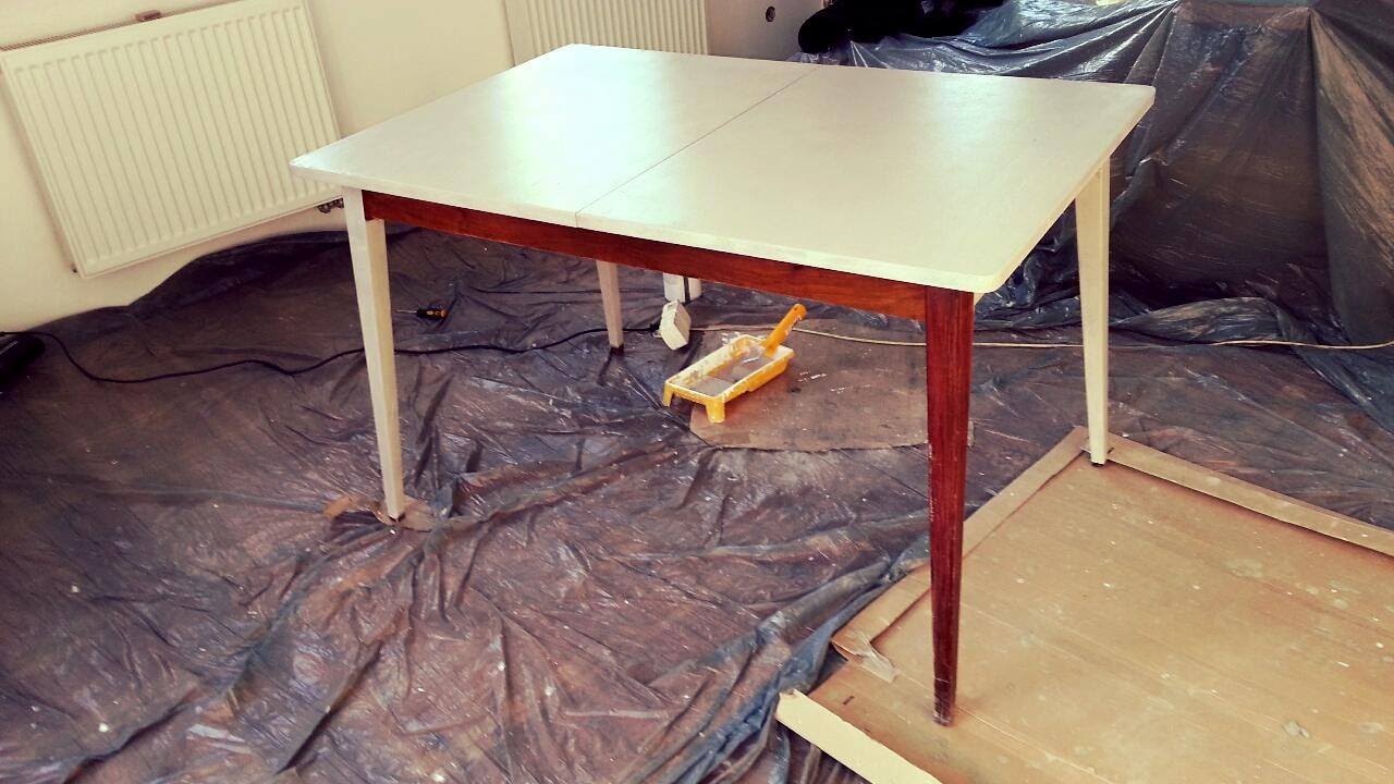 #1 Urządzamy stary dom - jak pomalować stół farbą kredową