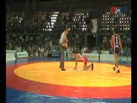 Cadet Worlds Greco 58kg Final- Elman Mukhtarov (AZE) vs. Esmyrazayev Mukhammed (KAZ)