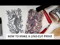 Lino Cut Printmaking Process Tips And Tricks EHollingsheadArt