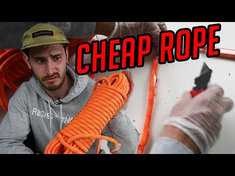 I bought a BUDGET Climbing Rope so You Dont Have To!