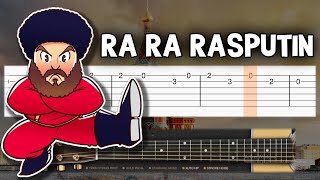 RA RA RASPUTIN - Guitar tutorial (TAB)