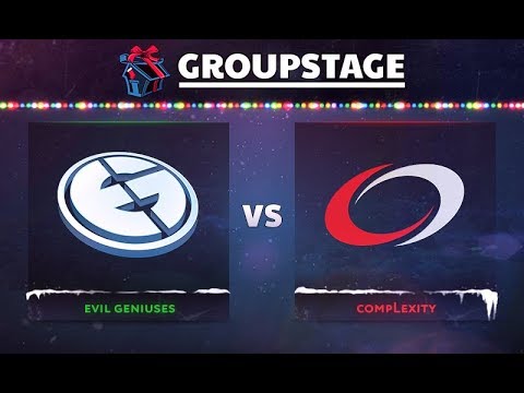 Evil Geniuses vs compLexity Game 1 - DOTA Summit 8: Group B - @JerAx @Fly @N0tail @S4