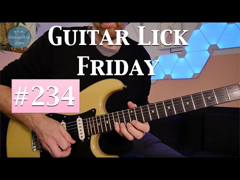 Lick Friday Week 234 - Shape 4 Pentatonic lick from my living room!