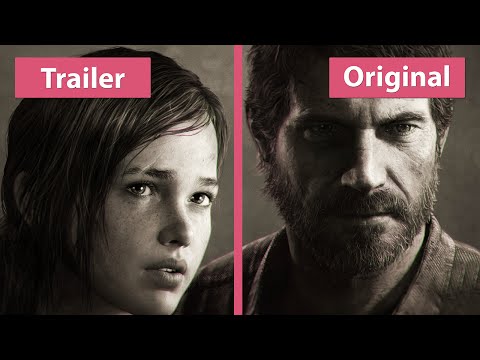 The Last of Us -  PS4 E3 2014 Remastered Trailer vs. Original PS3 Graphics Comparison