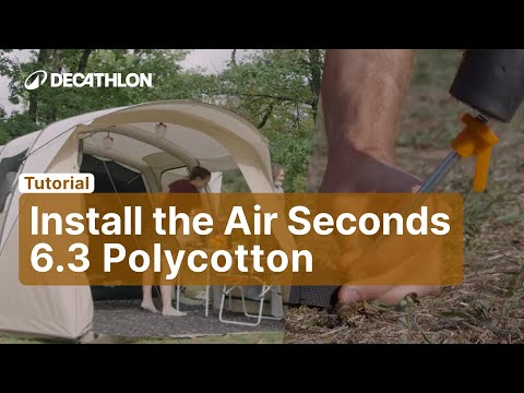 TUTORIAL - How to install the AIR SECONDS 6.3 POLYCOTTON ? | Decathlon_QUECHUA
