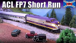 Short DCC Update Run Video - Atlantic Coast Line FP7 - Atlas Yellow Bo