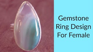 Gemstone Ring Design For Female 2021 Amazing Collection Images High Resolution Video