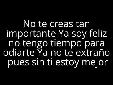 No te creas tan importante (Letra) - Deivis Orosco