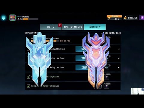Monthly Achievements Complete - 5 Star Bot Crystal Opening! - Transformers: Forged to Fight