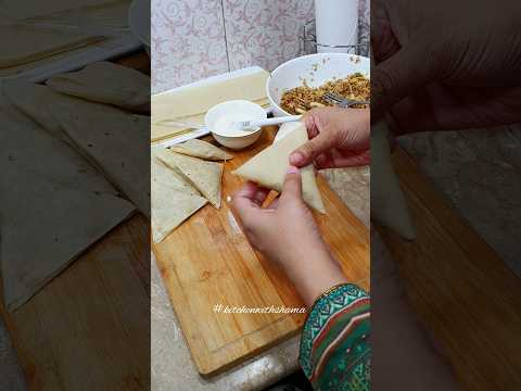 Samosa Folding | Ramadan Special 2023 #shorts #samosa #samosafolding