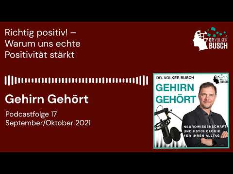 Really positive! - Why real positivity strengthens us