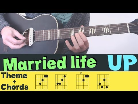 UP – MARRIED LIFE ▶▶ Theme + Chords  // Cover Tutorial Lesson Tabs