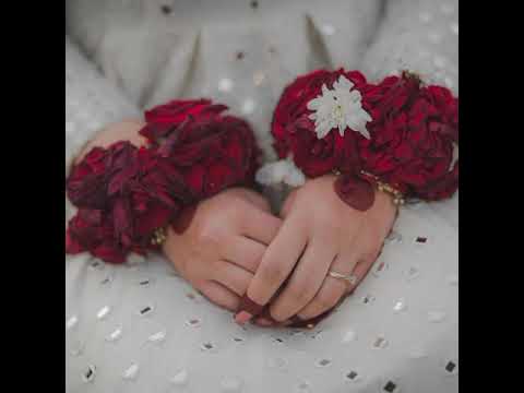 flower gajre, artificial bridal flower gajre, wadding flower gajre