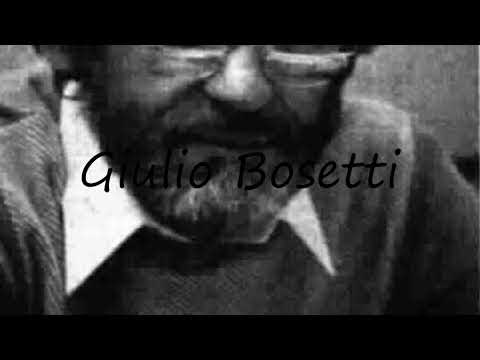 How to Pronounce Giulio Bosetti?