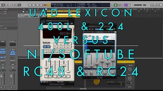 Video thumbnail for UAD Lexicon 480/224 vs NI/Softube RC48/24 REVERB SHOOTOUT! by Music Factory Studios