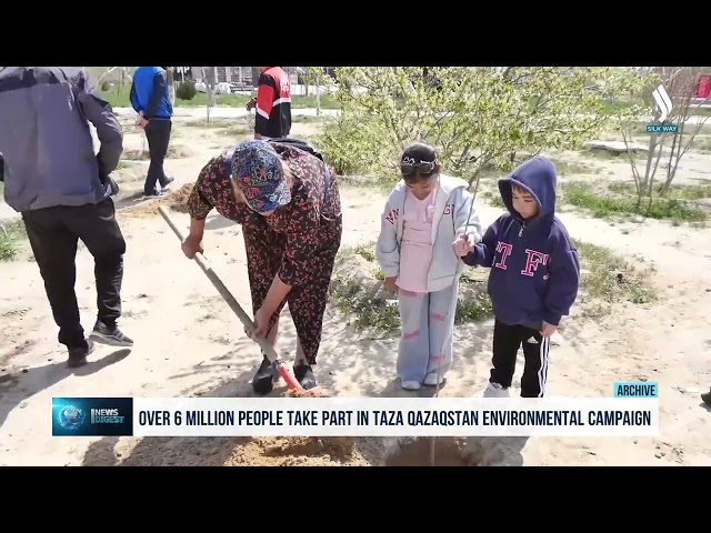 Over 6 million people take part in Taza Qazaqstan environmental campaign