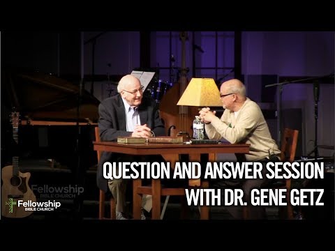 QUESTION AND ANSWER SESSION WITH DR. GENE GETZ