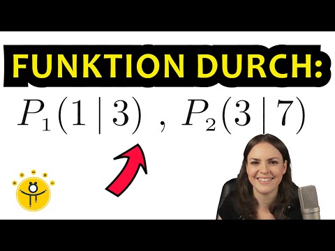 LINEARE FUNKTIONEN aus 2 Punkten aufstellen – Funktionsgleichung bestimmen, Geradengleichung