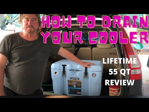 How To Drain Your Lifetime 55 QT Cooler Review