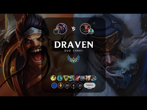 Draven ADC vs Swain - EUW Challenger Patch 13.16