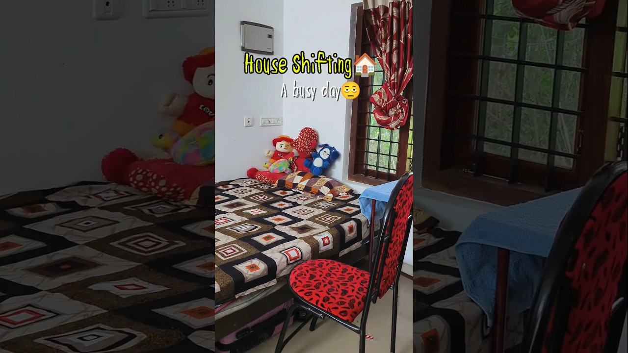 📦പുതിയ വീട്ടിലേക്ക് മാറി! 😍✨ | My House Shifting & Room Tour Mini Vlog#shorts #shortsfeed