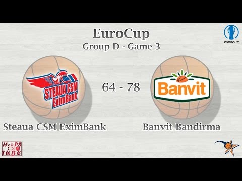 Steaua CSM Eximbank vs. Banvit Bandirma Highlights