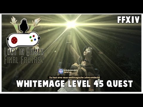 FFXIV: WHM Whitemage/Weißmagier Job Quest Level 45-2 (Full Gameplay)
