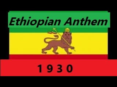 1930 recording of the Ethiopian empire anthem