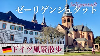 【ドイツ風景散歩】マイン川のほとりの修道院の町・ゼーリゲンシュタット | Seligenstadt am Main Altstadt & Klostergarten