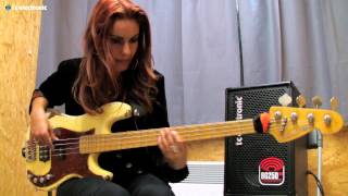 Video thumbnail for Ida Nielsen (3RDEYEGIRL & NPG) meets the BG250-208 by TC Electronic