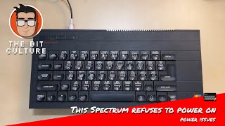 This Spectrum ZX Plus refuses to power on - Power issue