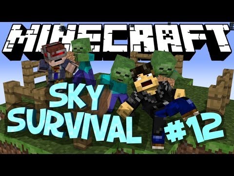 XerainGaming - Minecraft - "SKY SURVIVAL" Part 12: Mob Trap