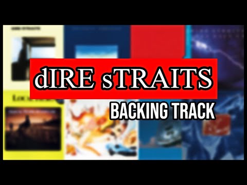 Dire straits STYLE Guitar Backing Jam Track  in Cm