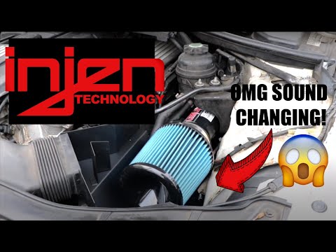 injen intake install on my bmw e92 328 unexpected sound!made it burble and pop best DEEP sound
