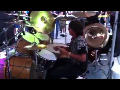 Nicko McBrains McBrain Damage Flight of Icarus and Run to the Hills @ Rock N Roll Ribs 12/17/11