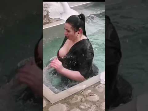 Ice BATHING §12.12 Winter ♥️ swimming 2025 /  #bikini |  #EPIPHANY Baptism #alaska