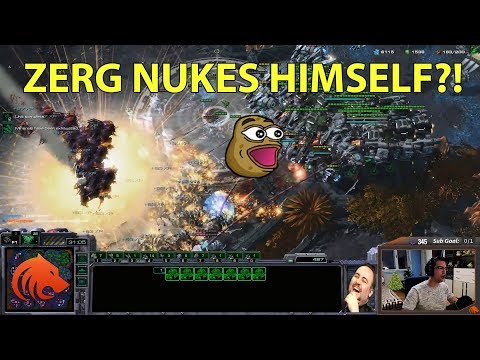 StarCraft 2: ZERG NUKES HIS OWN ARMY! - Quarter Finals (Tournament)