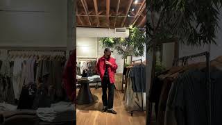 This red jacket from Banana Republic is a hidden gem #mensfashion
