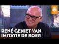 René geniet van imitatie Frank de Boer door Edwin Evers: 'Ik vind dit heel erg goed!'