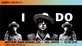 Matthew Logan Vasquez (US) - Neo, Zürich -  19.09.2016 (Trailer)