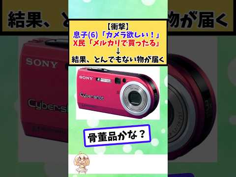 息子「カメラ欲しい！」X民「メルカリで買ったる」→結果、とんでもない物が届く #2chまとめ