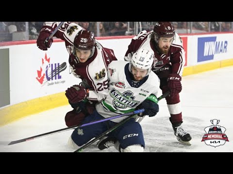 May 27/23 Memorial Cup Highlights – Seattle (6) Peterborough (3)