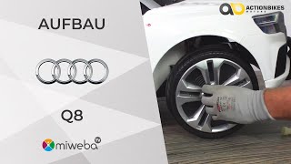 Kinder Elektroauto Audi Q8 S-Line - Aufbauvideo 🛠️ | Lieferumfang | Tipps | Tutorial - Miweba